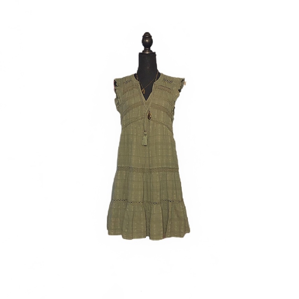 Knox Rose Olive Green Mini Dress
